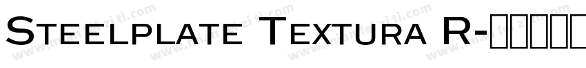 Steelplate Textura R字体转换